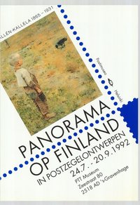 Kiállítási plakát - Finn postamúzeum, 1992