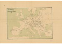 Európa főbb közlekedési útvonalai, 1926