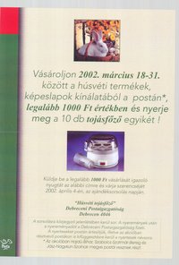 Plakát - Húsvéti nyereményjáték, 2002