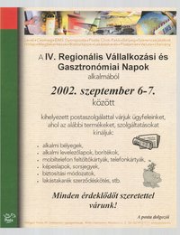 Plakát - Kihelyezett posta, 2002
