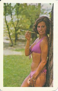 Boldog új évet kíván minden kedves vásárlónak a Fővárosi Dohánybolt Vállalat kártyanaptár 1977