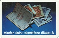 Boldog Új Évet Kíván az Országos Takarékpénztár kártyanaptár 1980